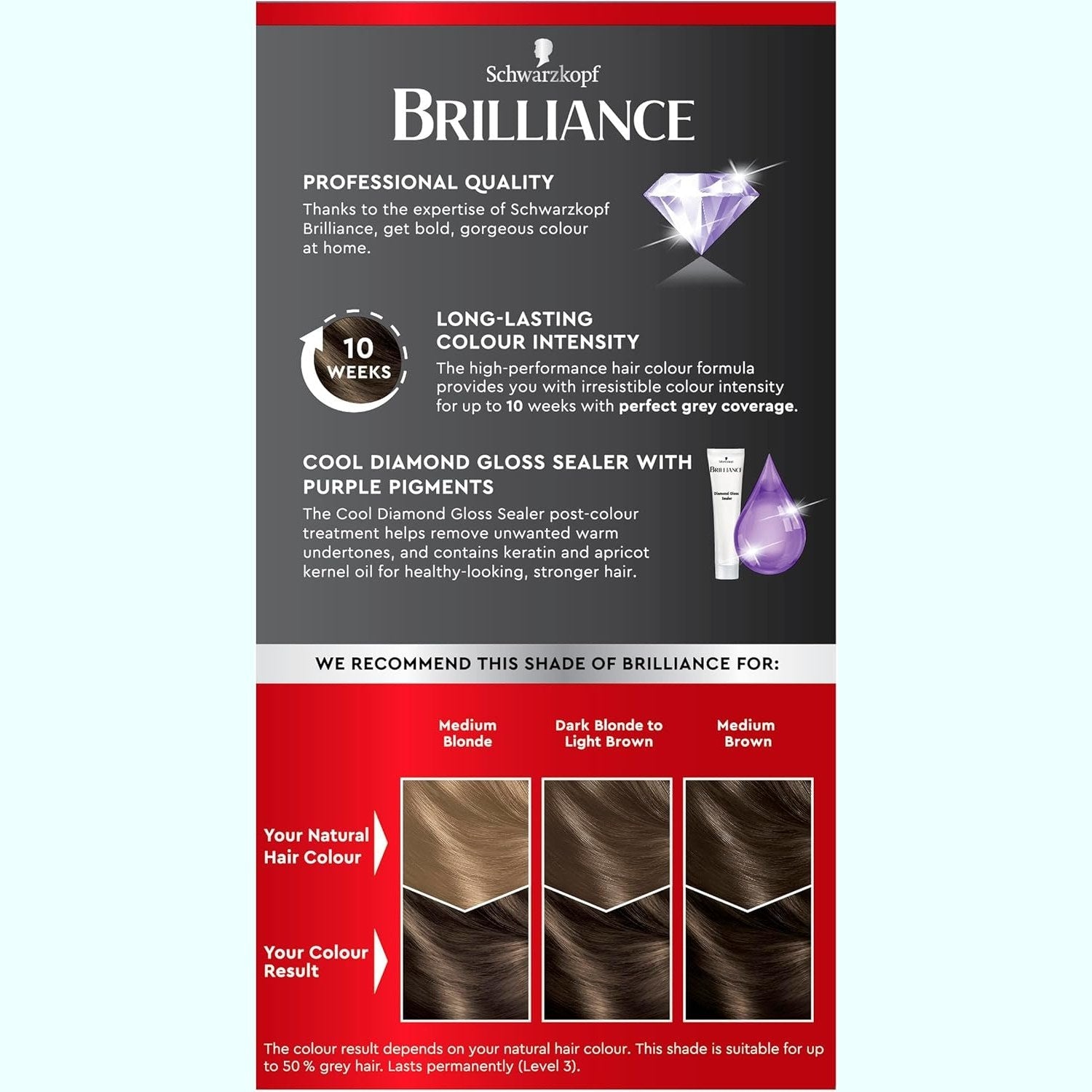 Schwarzkopf Brilliance Cool Browns 73 Frosty Brown