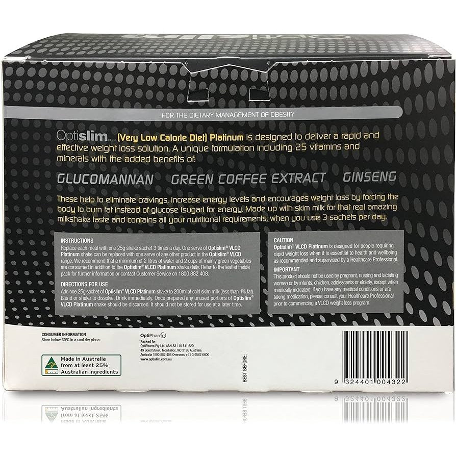 Optislim VLCD Platinum Salted Caramel 21x25g