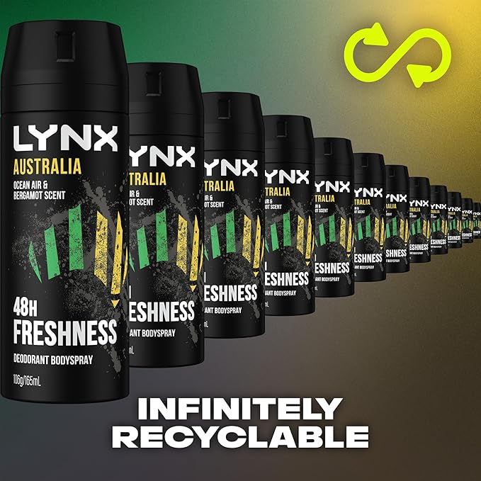 Lynx Deodorant Body Spray Australia 165ml