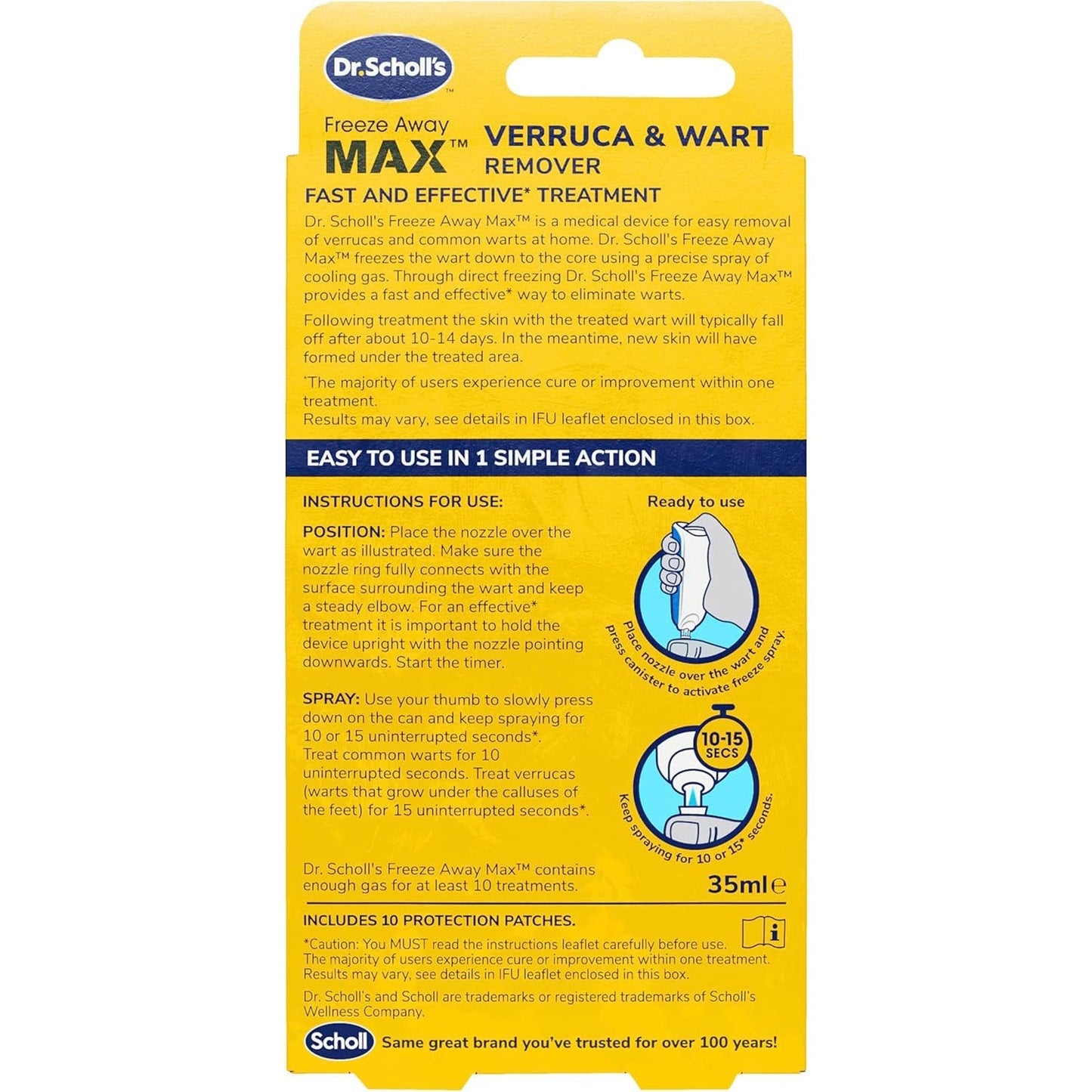 Scholl Freeze Away Max Verruca & Wart Remover