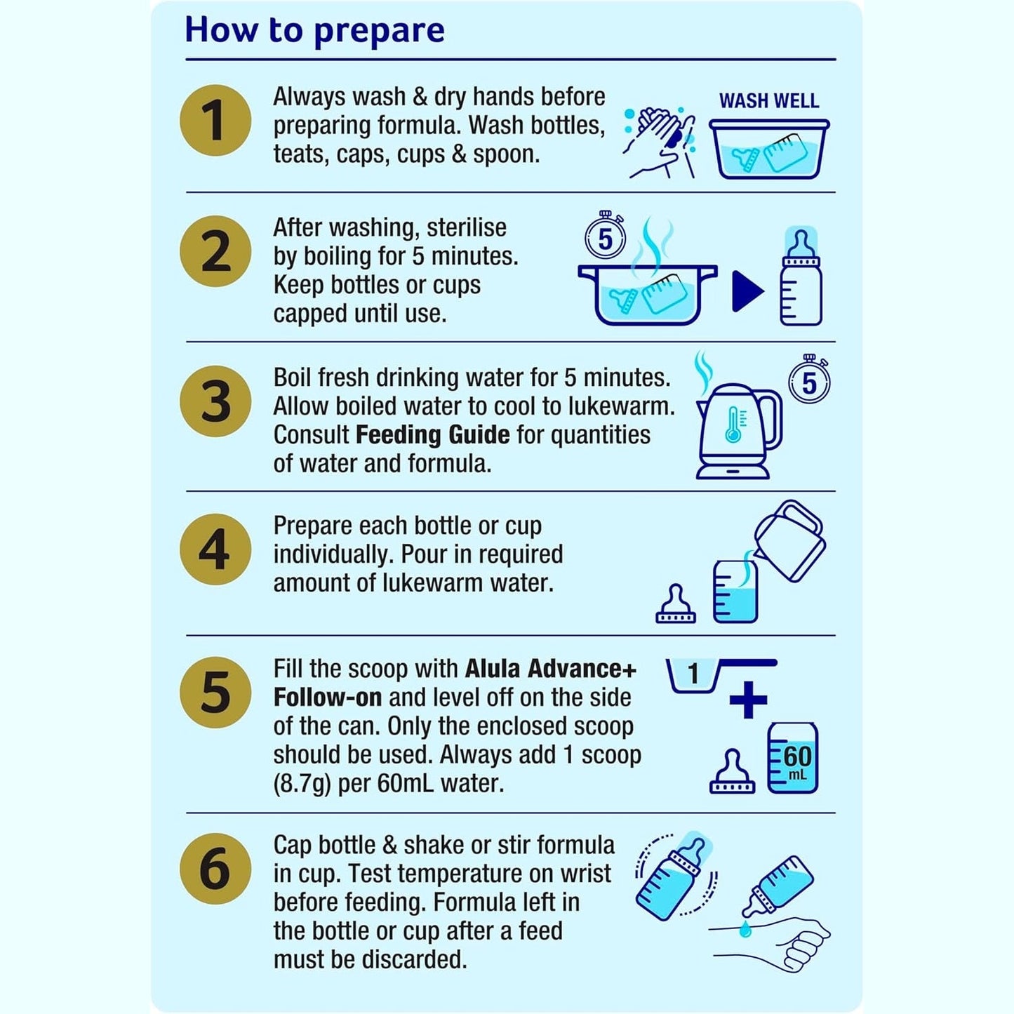 Alula Advance+ Stage 2 Follow on Formula 6-12 Months 800g