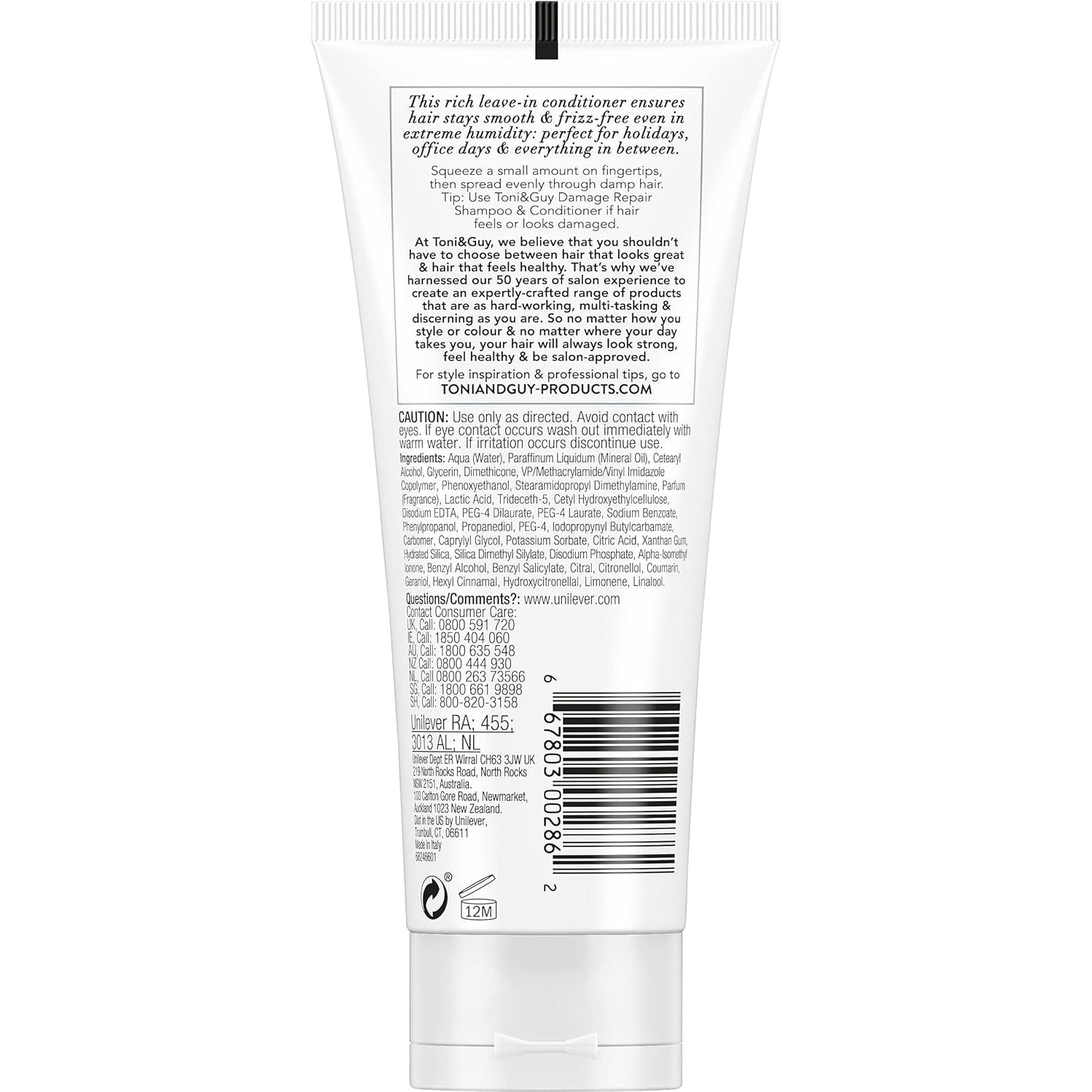Toni & Guy Leave in Conditioner 100ml