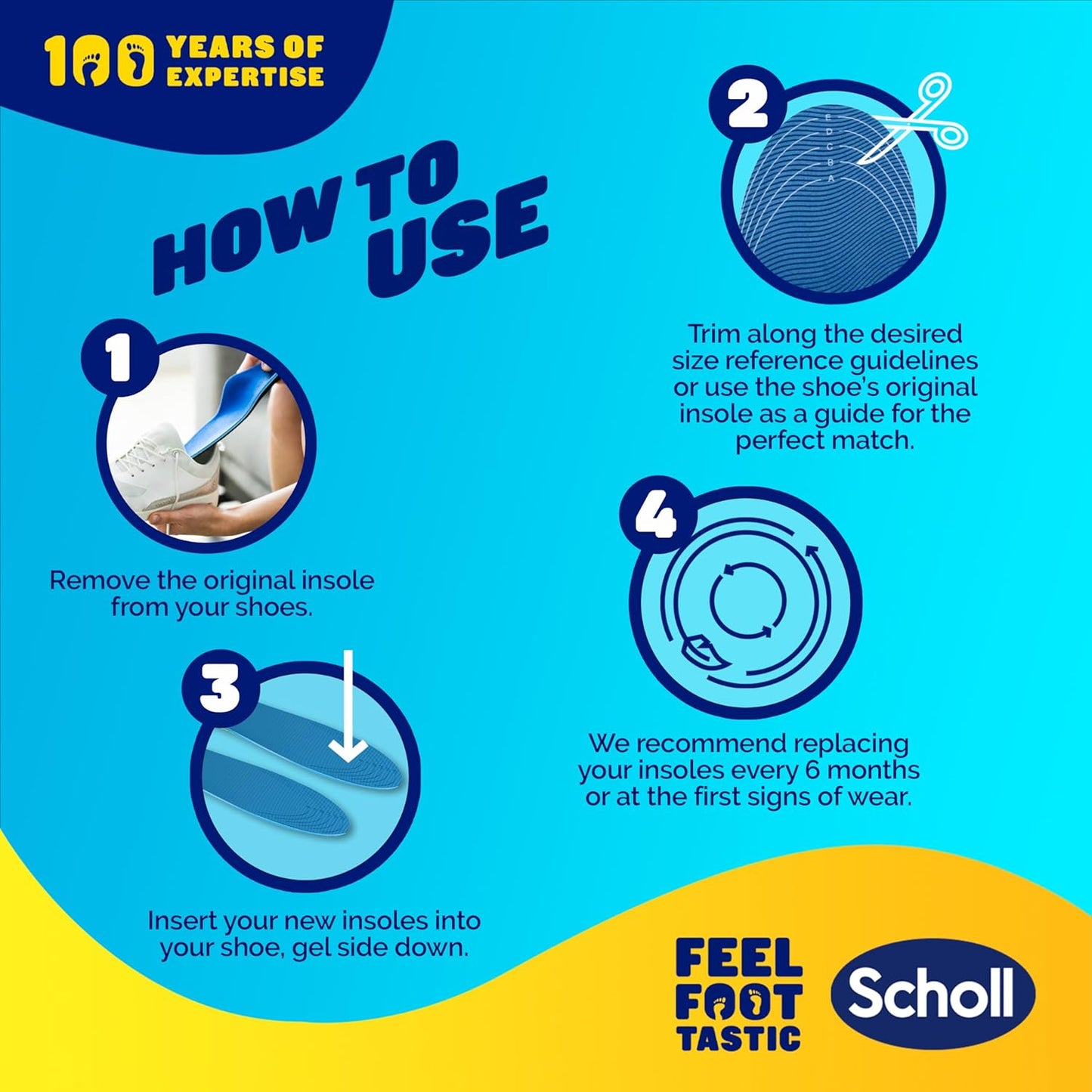 Scholl Gel Activ Insole Sport Large