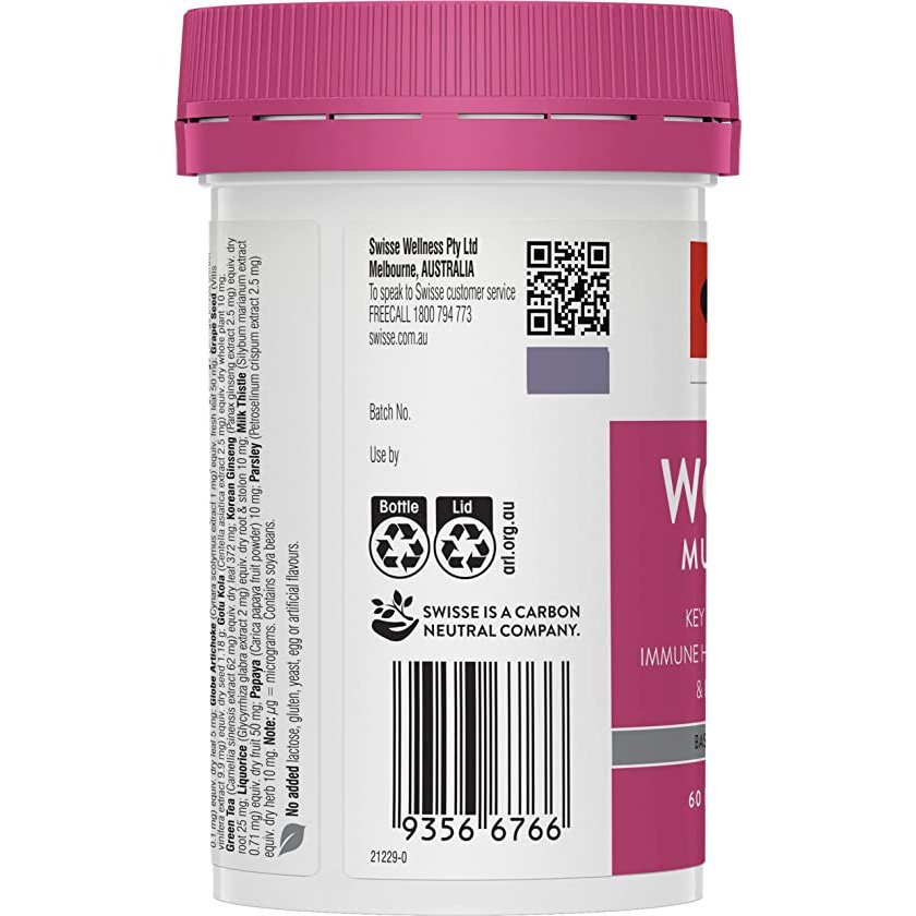 Swisse Womens Multivitamin 60 Tablets