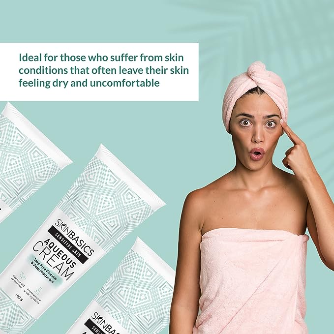 Skin Basics Aqueous Cream BP Soap-Free Cleanser Tube 100g