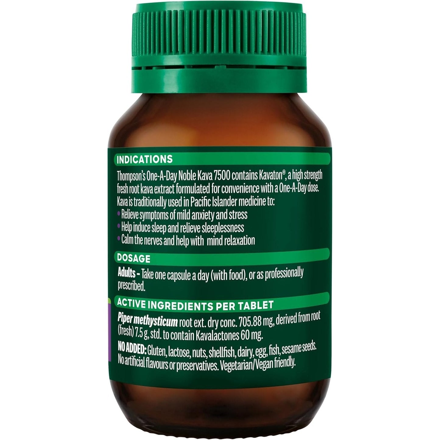 Thompsons One-a-day Noble Kava 7500 30c