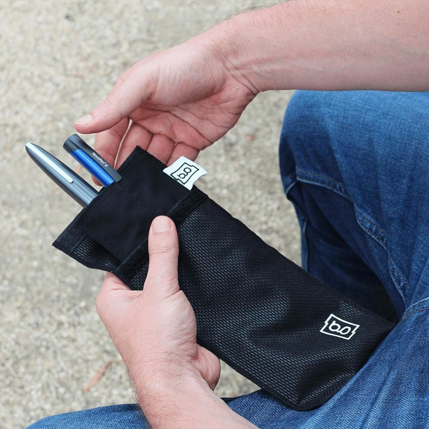 Glucology Insulin Pen Cool Pouch Large Blue