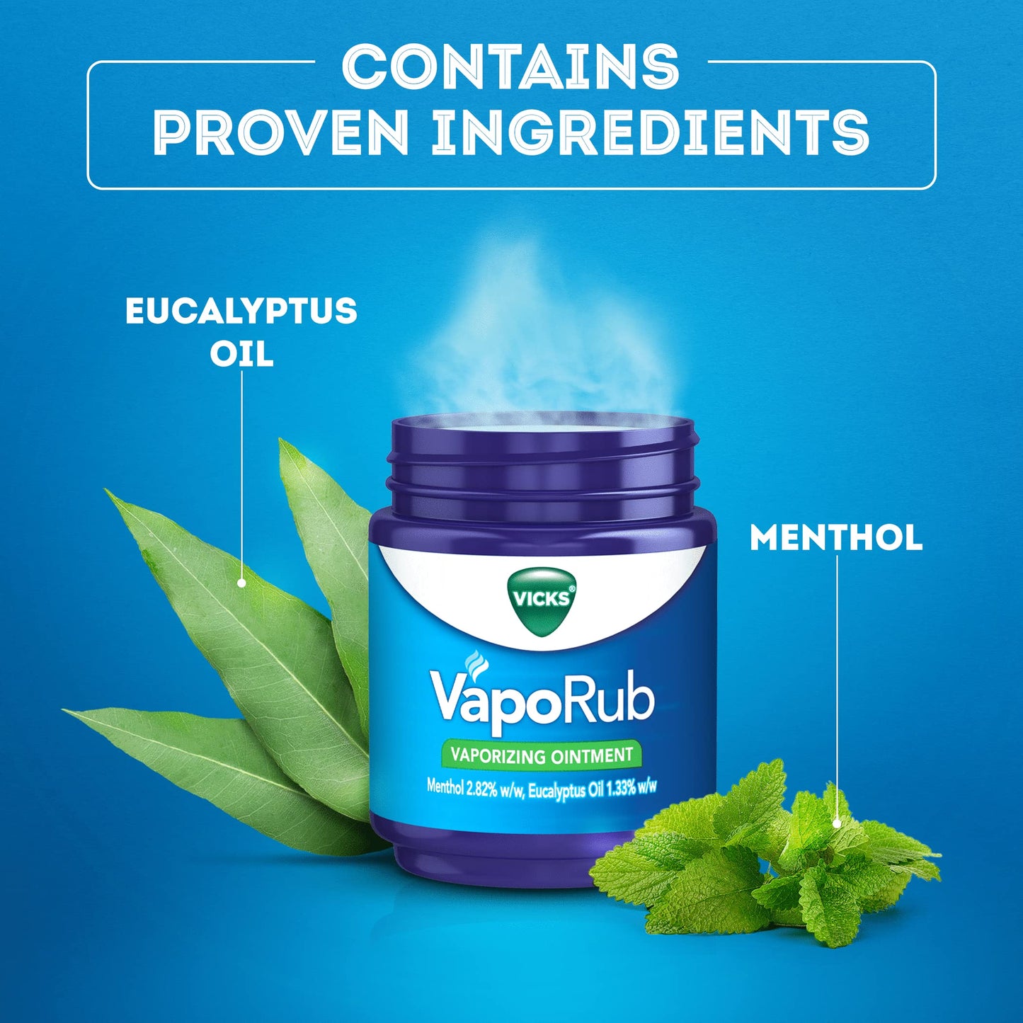 Vicks VapoRub Ointment Decongestant Chest Rub 100g