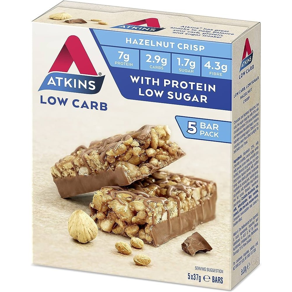 Atkins Hazelnut Crisp 37g 5 Pack