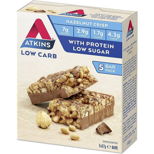 Atkins Hazelnut Crisp 37g 5 Pack