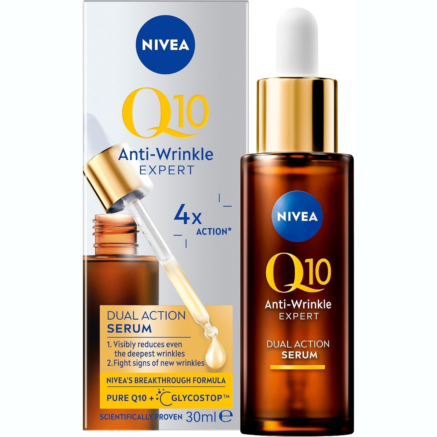 Nivea Q10 Anti-Wrinkle Expert Dual Action Serum 30ml