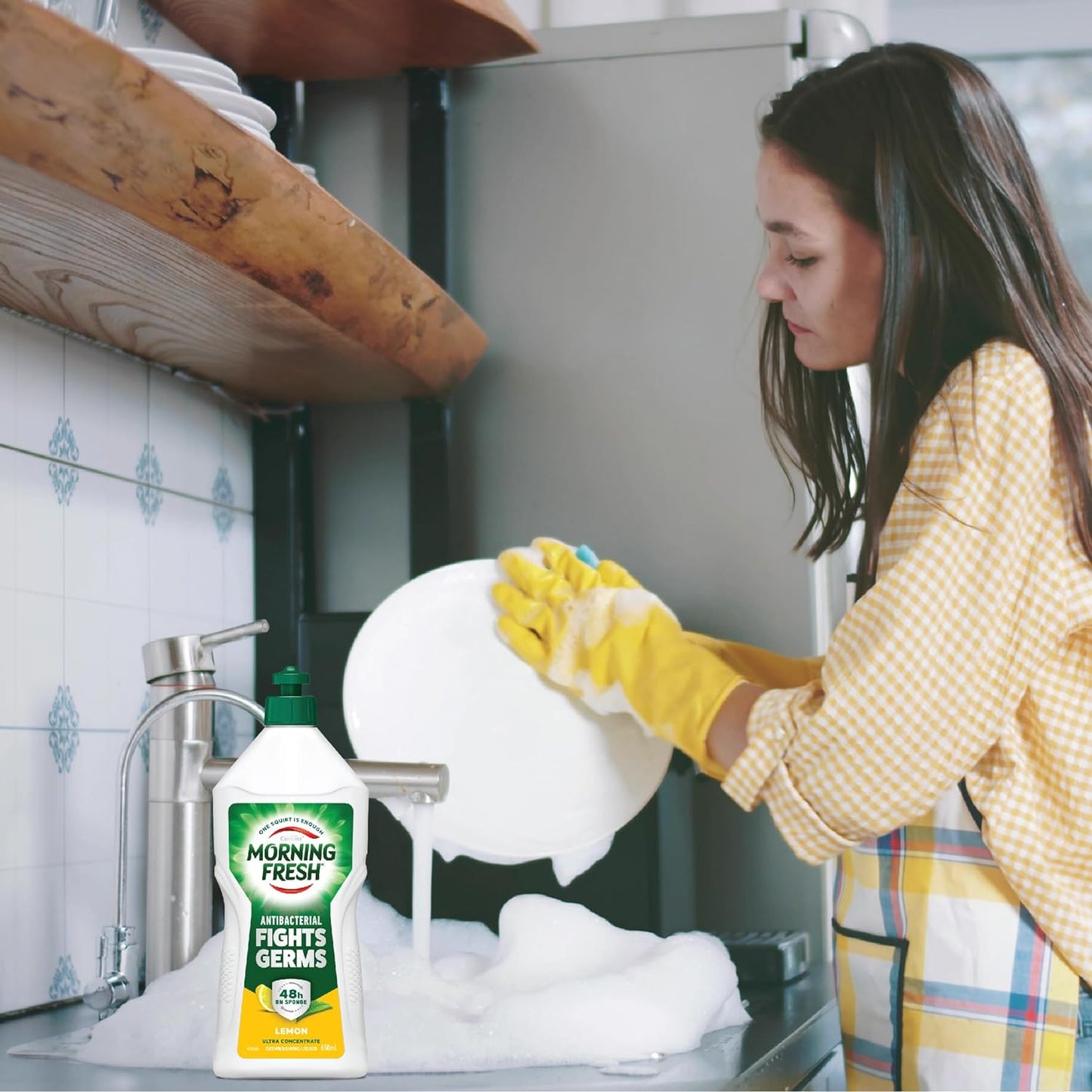 Morning Fresh Dishwashing Liquid Antibacterial Lemon 400ml