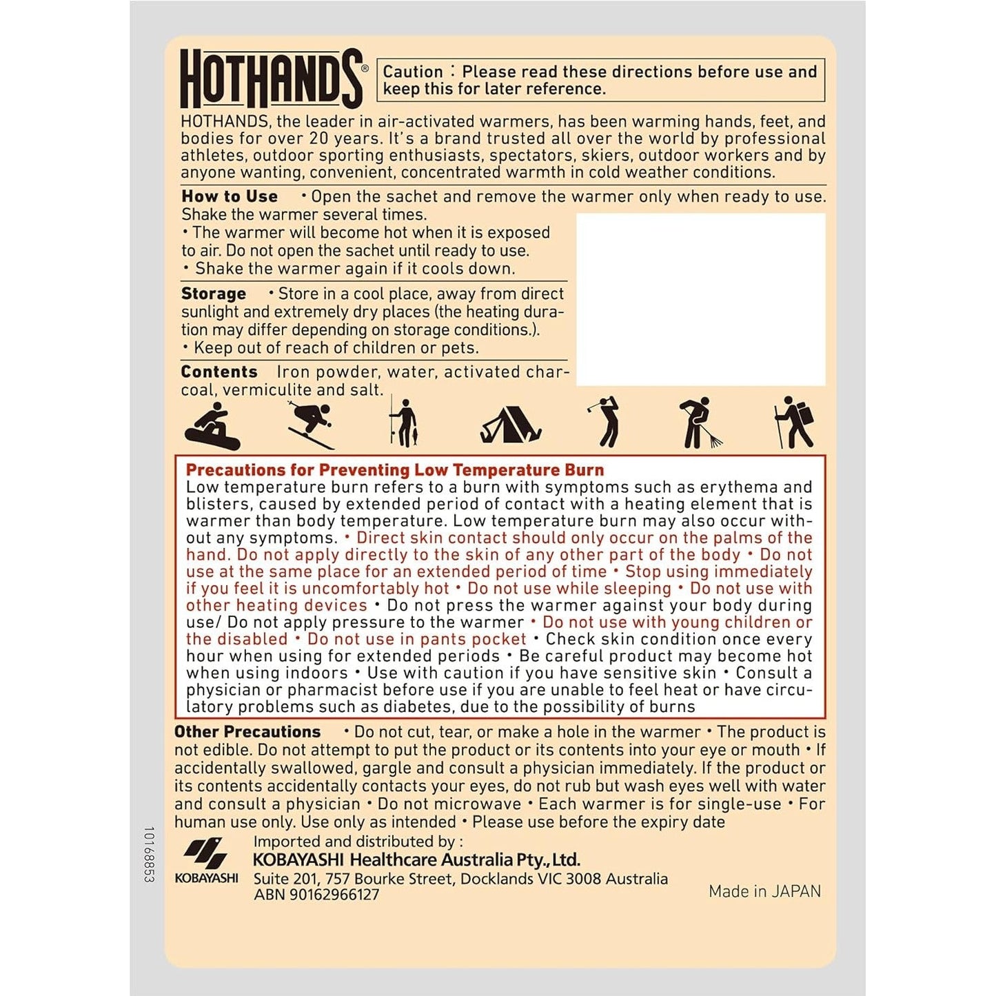 Hot Hands Super Warmer Value Pack 5 Pack