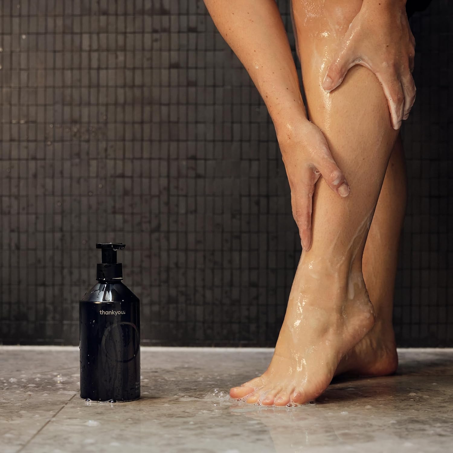 Thankyou Forever Bottle Black Aluminium 500mL