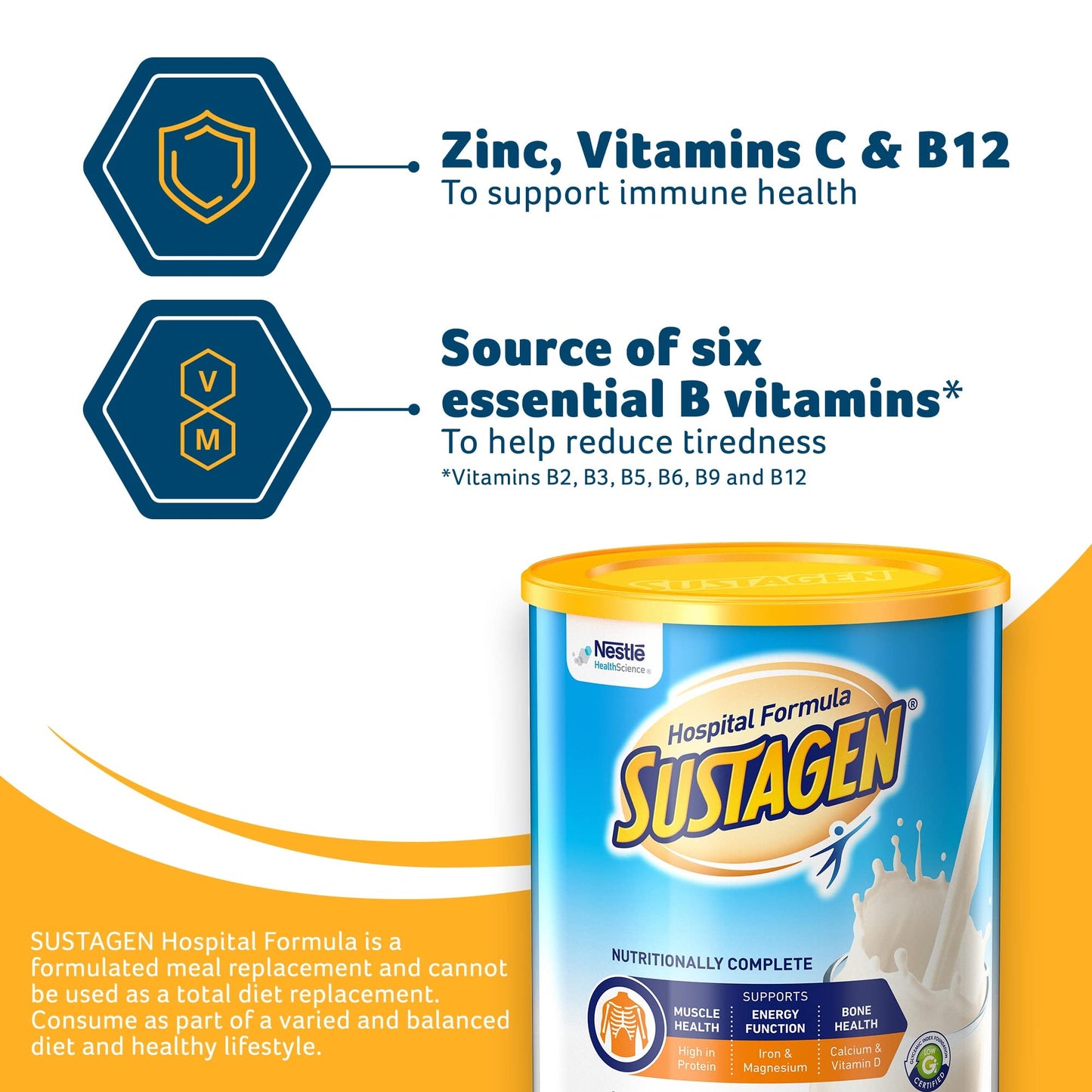 Sustagen Hospital Formula Vanilla 840g