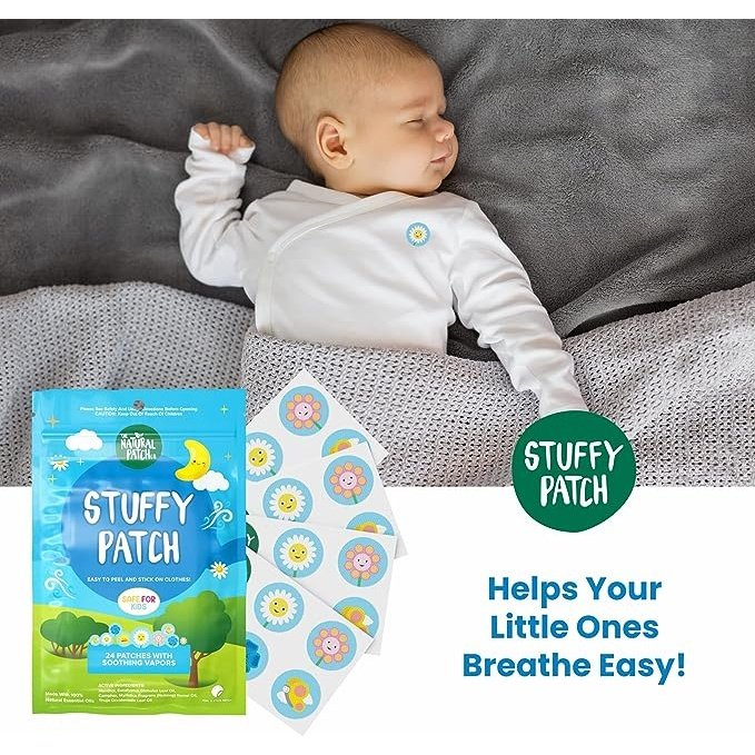 The Natural Patch Co. StuffyPatch Organic Stickers x 24 Pack
