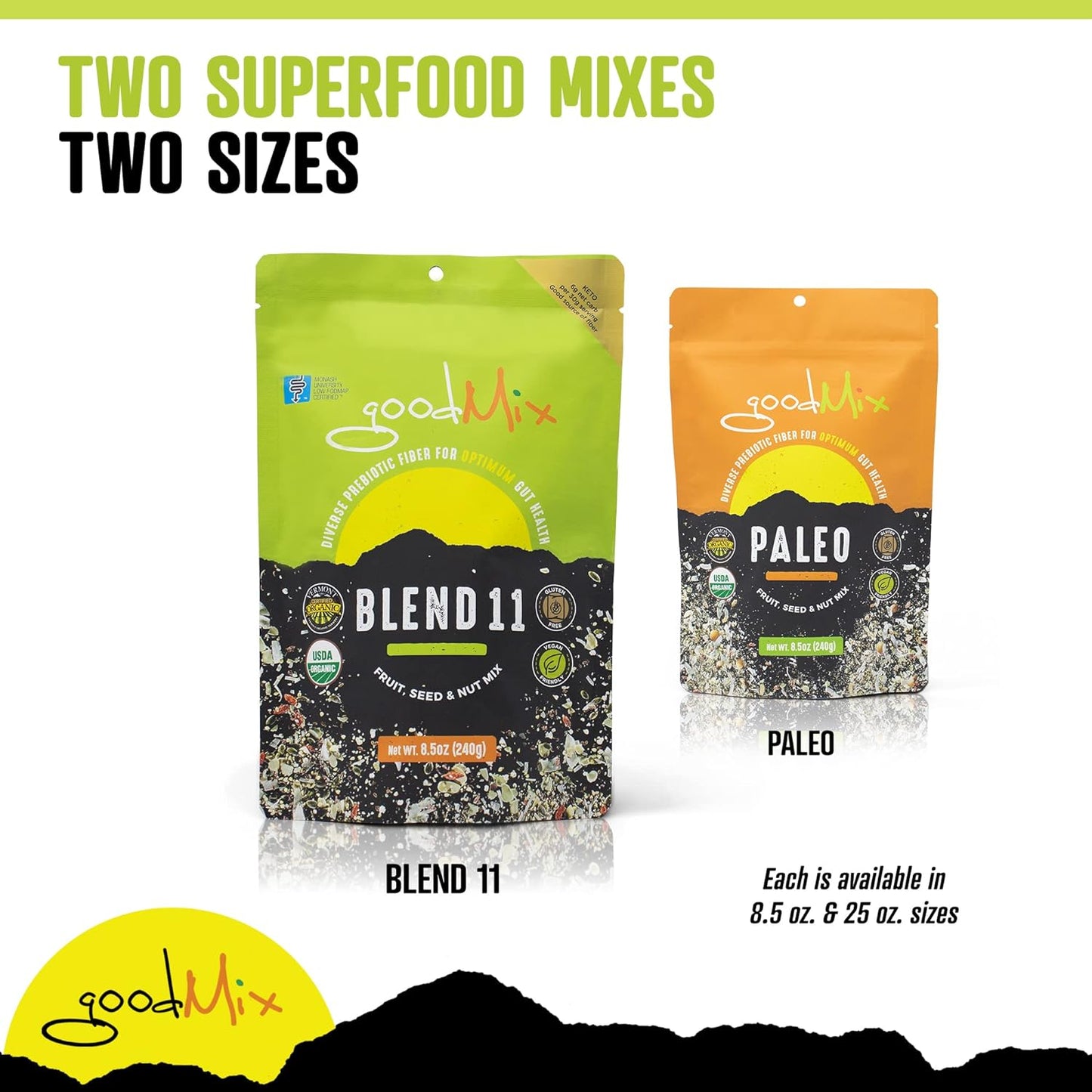 GoodMix Superfoods Blend 11 (Wholefood Breakfast Booster) 400g