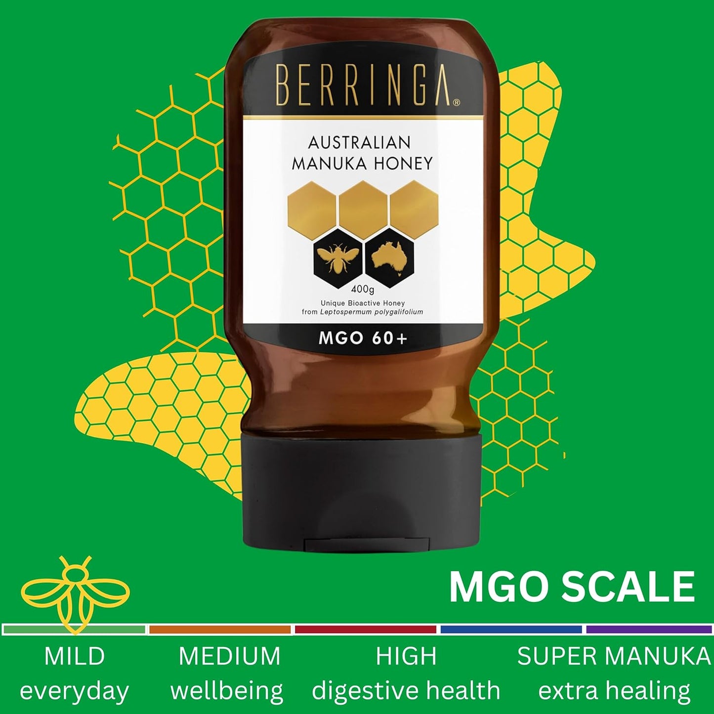Berringa Australian Manuka Honey (MGO 60+) 400g