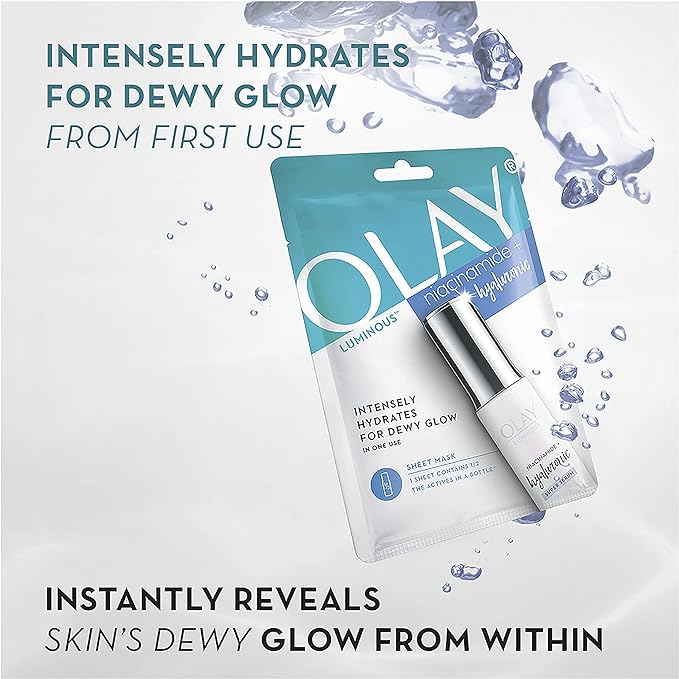 Olay Luminous Niacinamide + Hyaluronic Sheet Mask