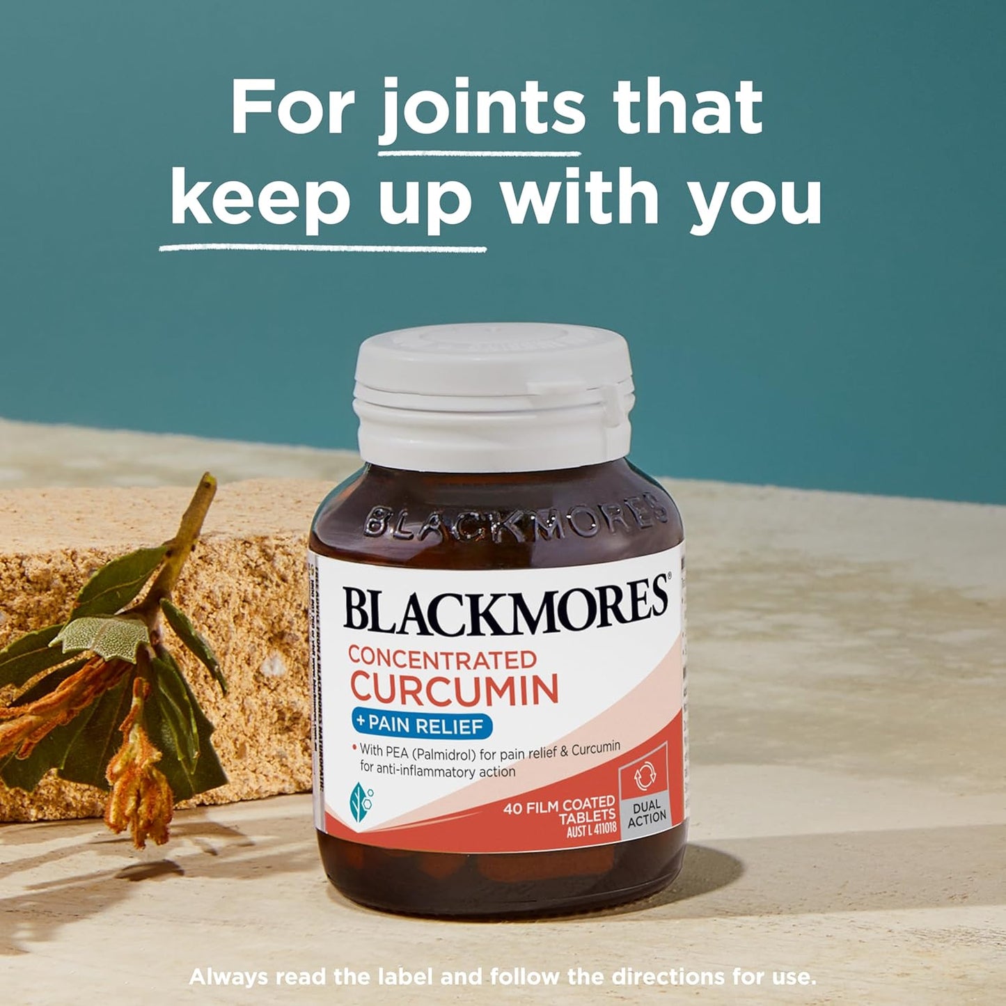 Blackmores Concentrated Curcumin + Pain Relief 40 Tablets