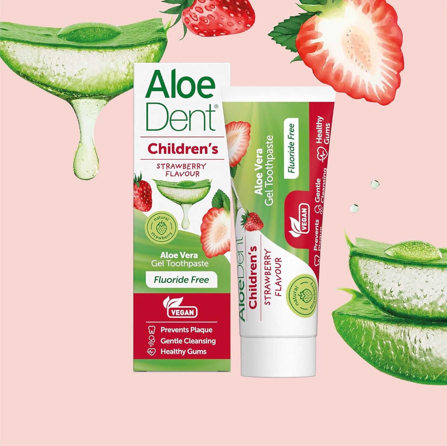 Aloedent Children's Strawberry Toothpaste 50ml