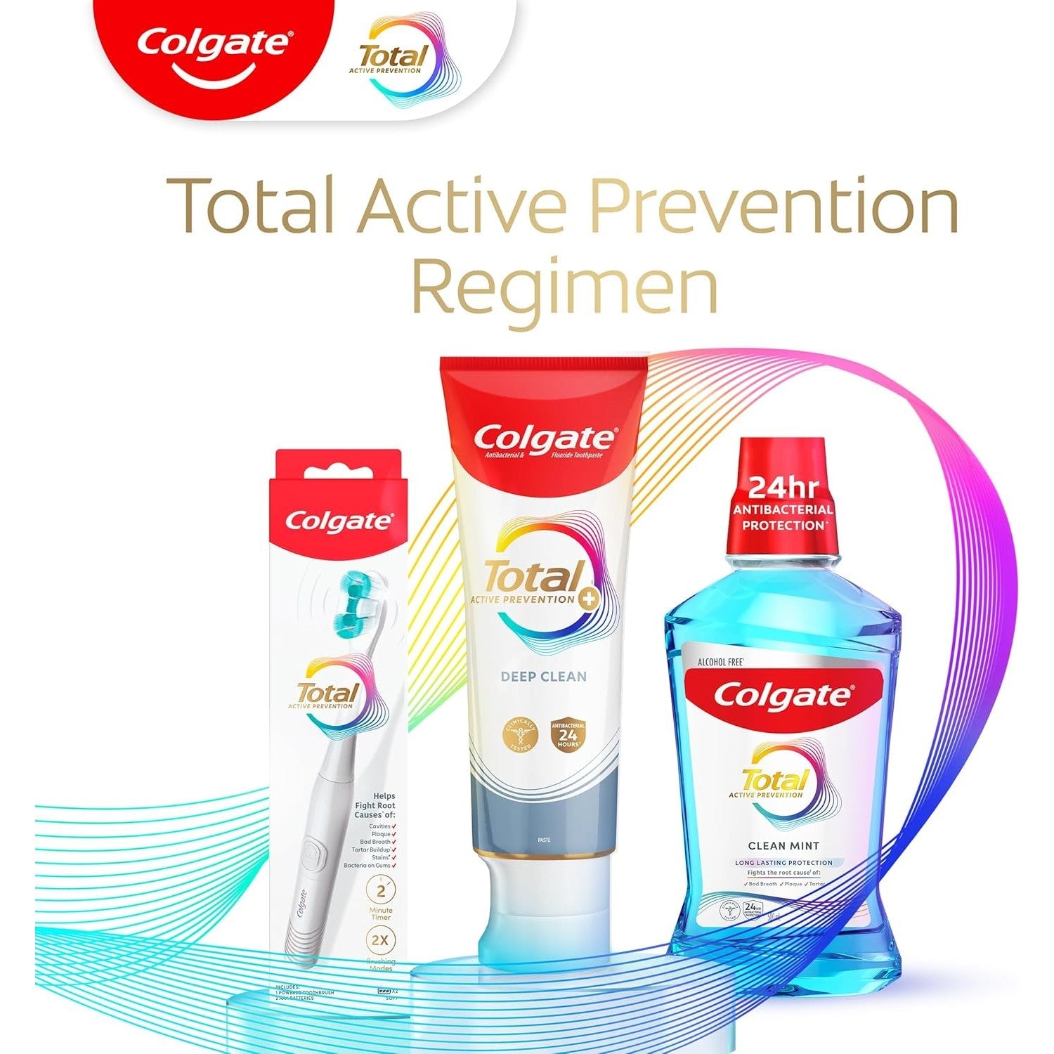 Colgate Power Tooth Brush Total Refill 2pk