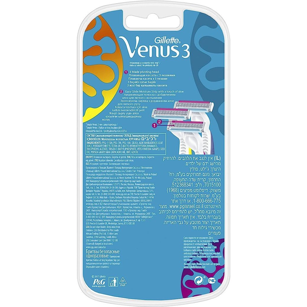Gillette Venus3 Disposable Razor 3PK