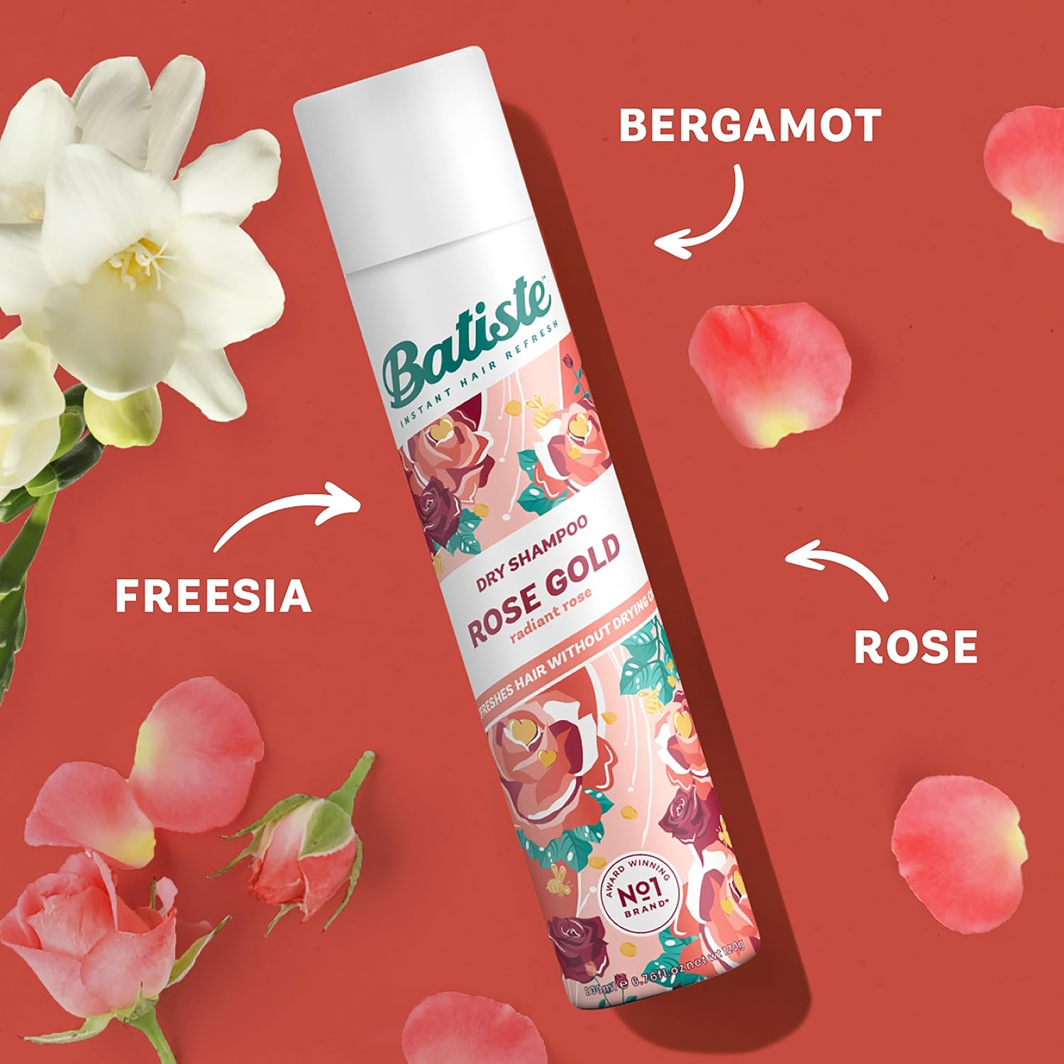 Batiste Dry Shampoo Rose Gold 350ml