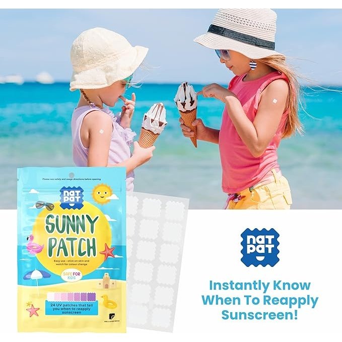The Natural Patch Co. SunnyPatch Organic Stickers x 24 Pack