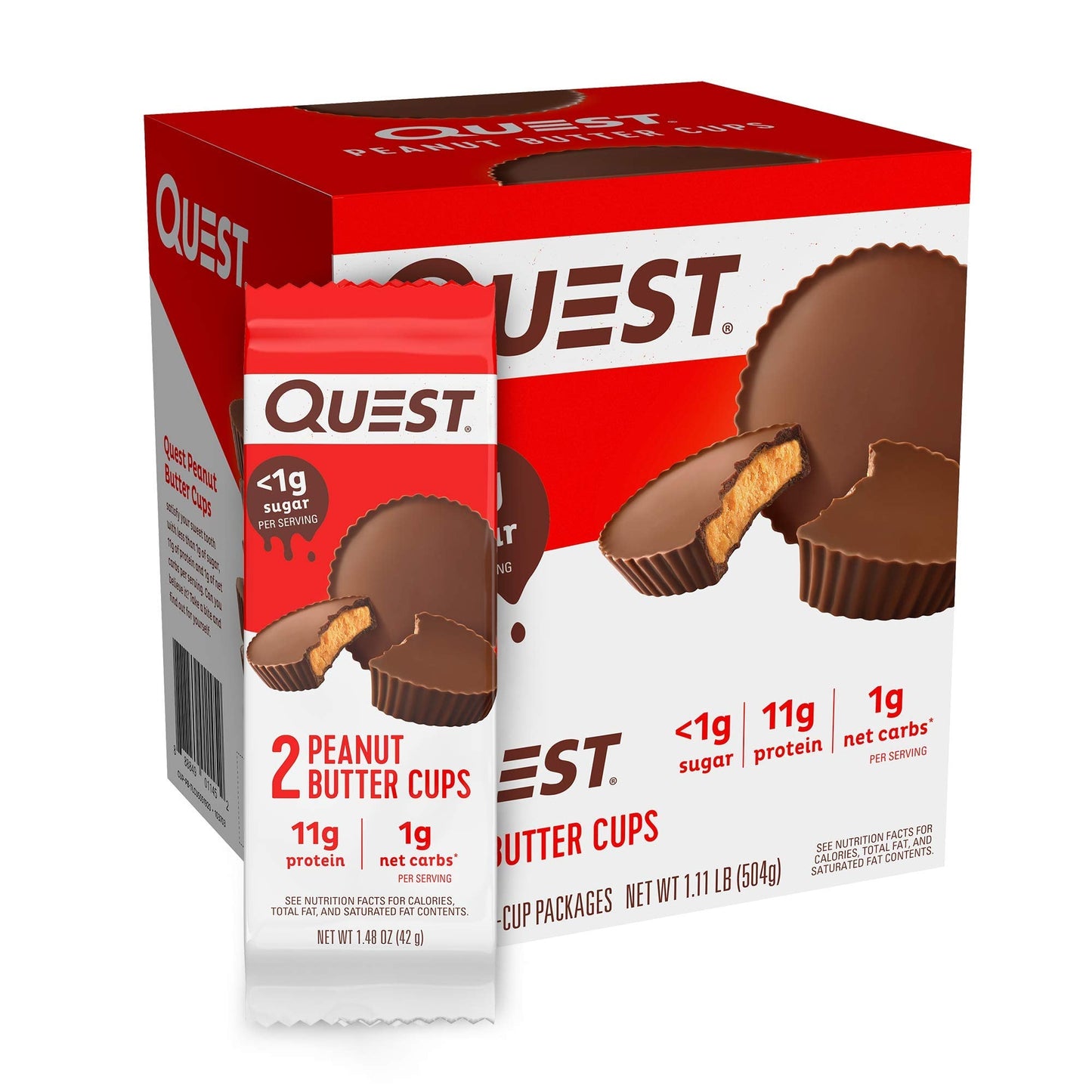 Quest Peanut Butter Cups 42g 12PK