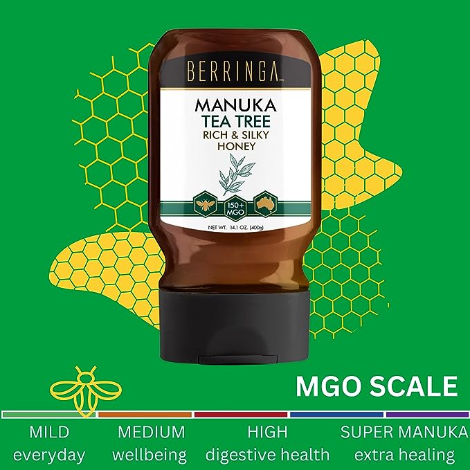 Berringa Manuka Tea Tree Rich & Silky Honey (MGO 150+) 400g