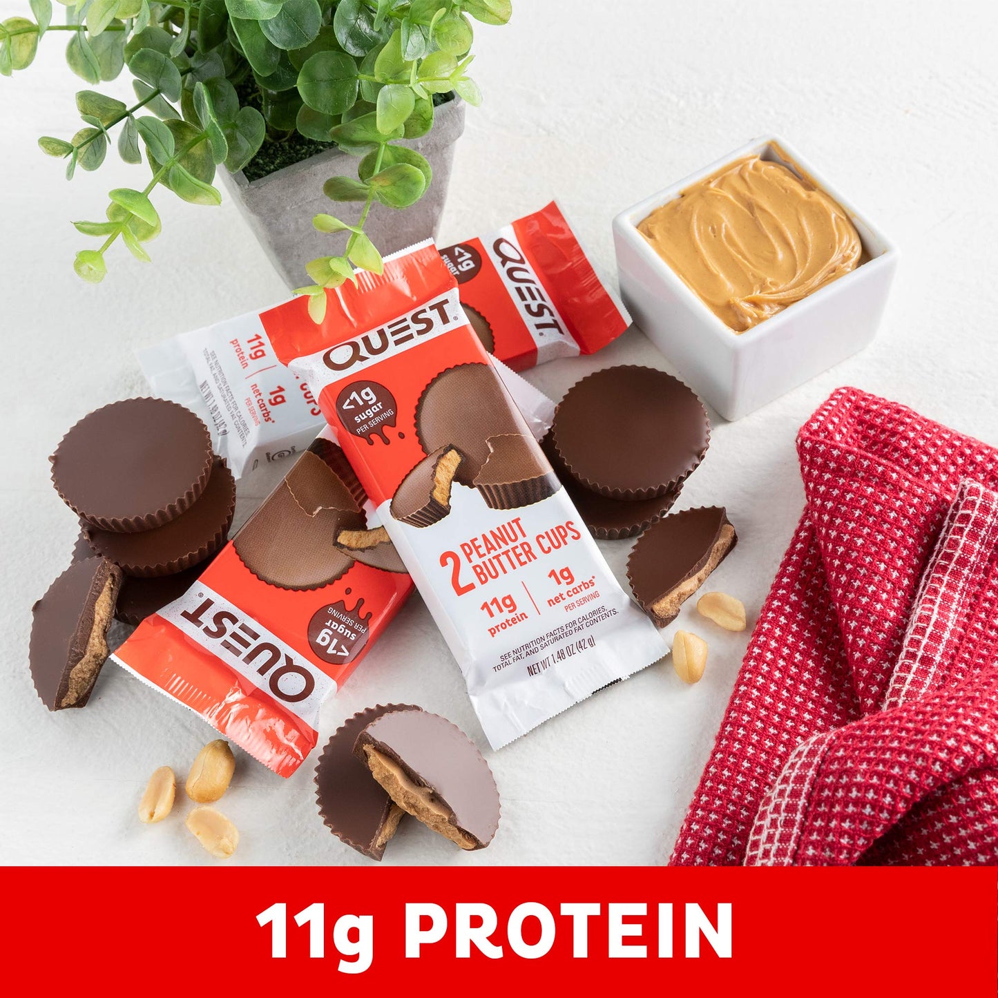 Quest Peanut Butter Cups 42g 12PK