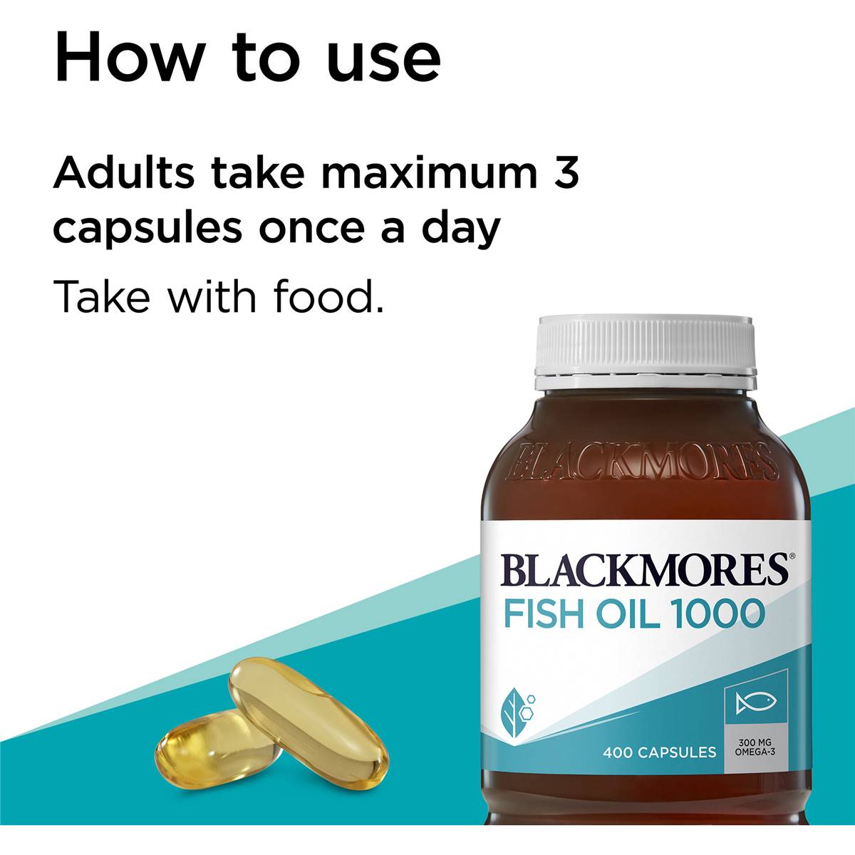 Blackmores Fish Oil 1000mg 400 Capsules