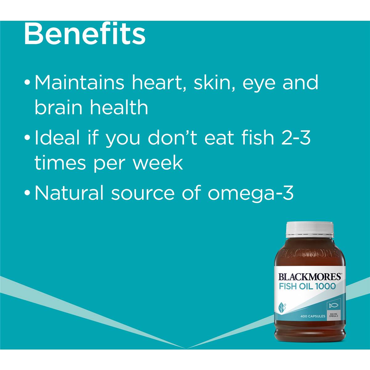 Blackmores Fish Oil 1000mg 400 Capsules