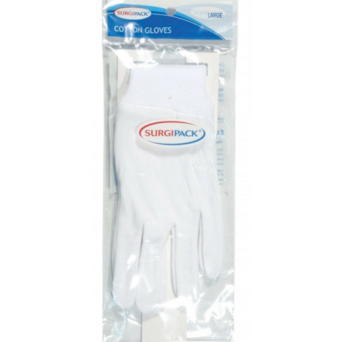 Surgipack Regular Cotton Gloves Large Size (6100)