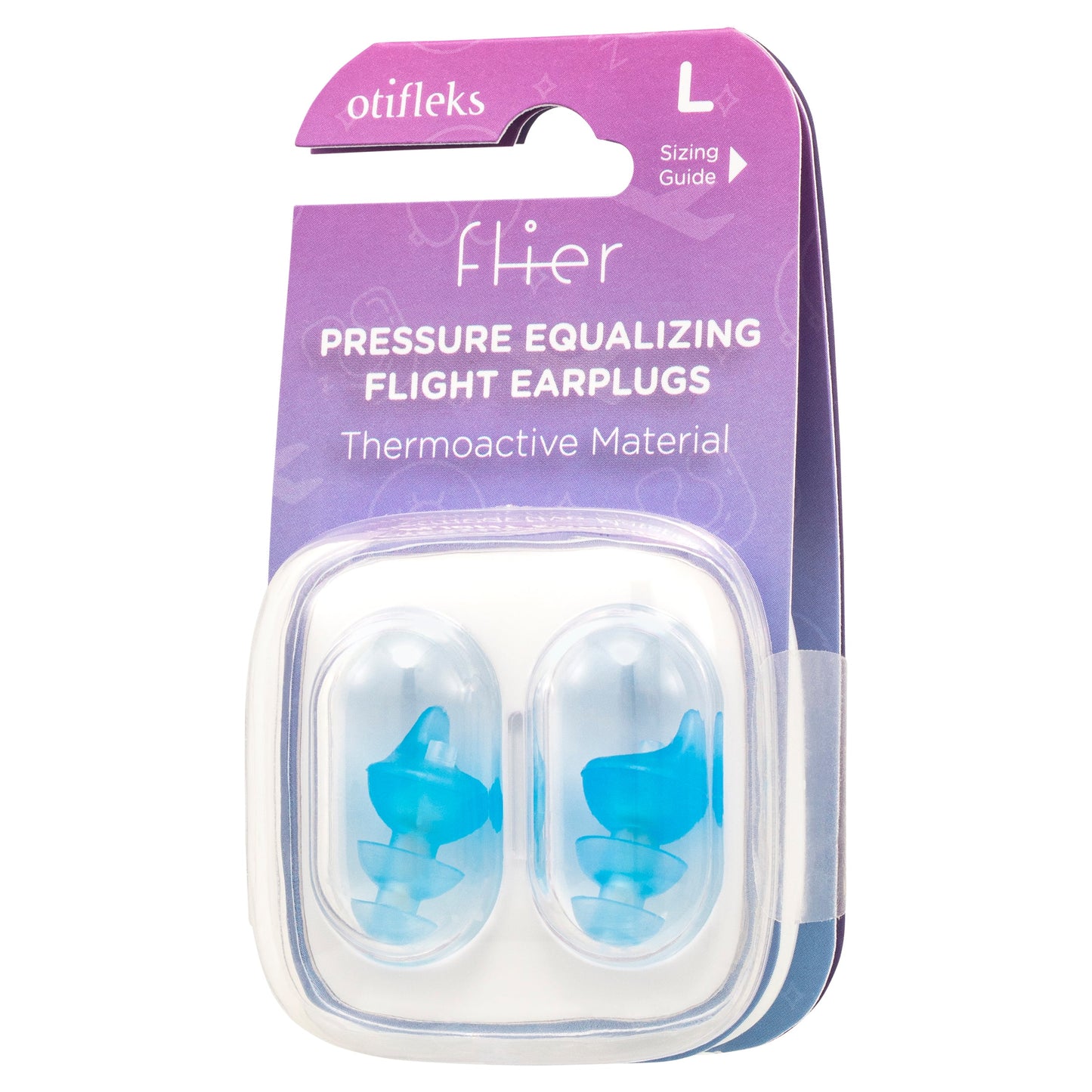 Otifleks Flier Flight Ear Plugs Large 1 Pair