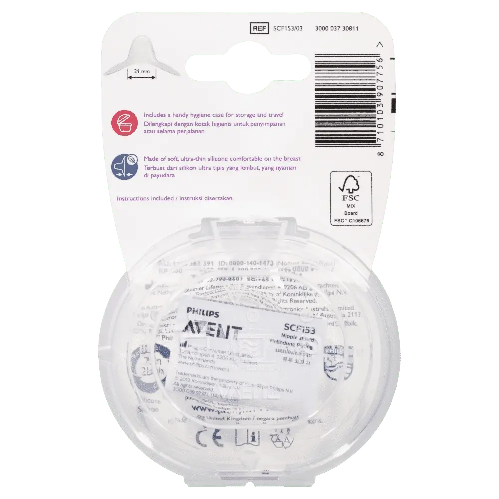 Avent Nipple Protector Standard 2 Pack M