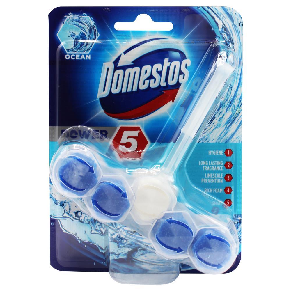Domestos Power 5 Chlorine Toilet Block 55g