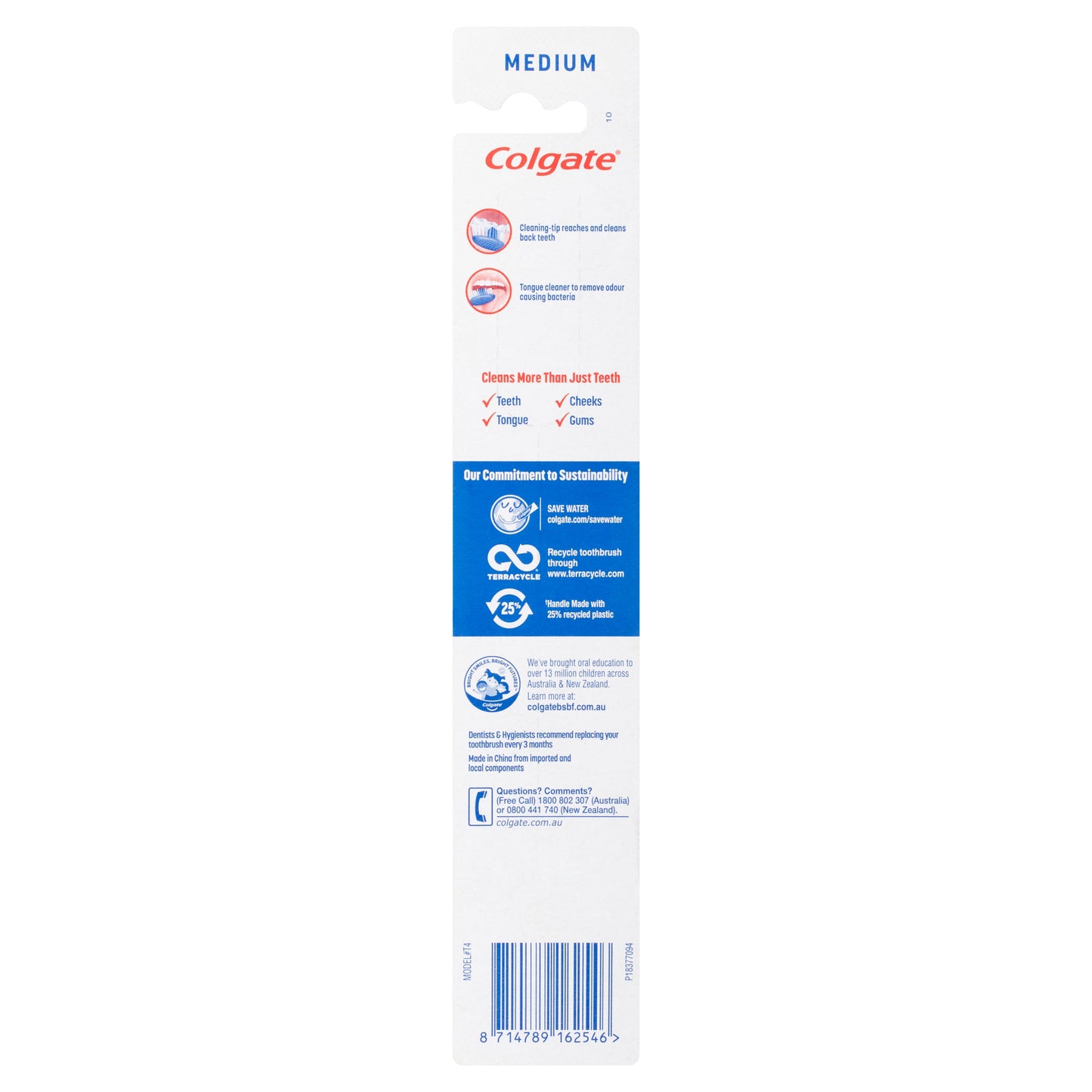 Colgate Extra Clean Medium Manual Toothbrush single