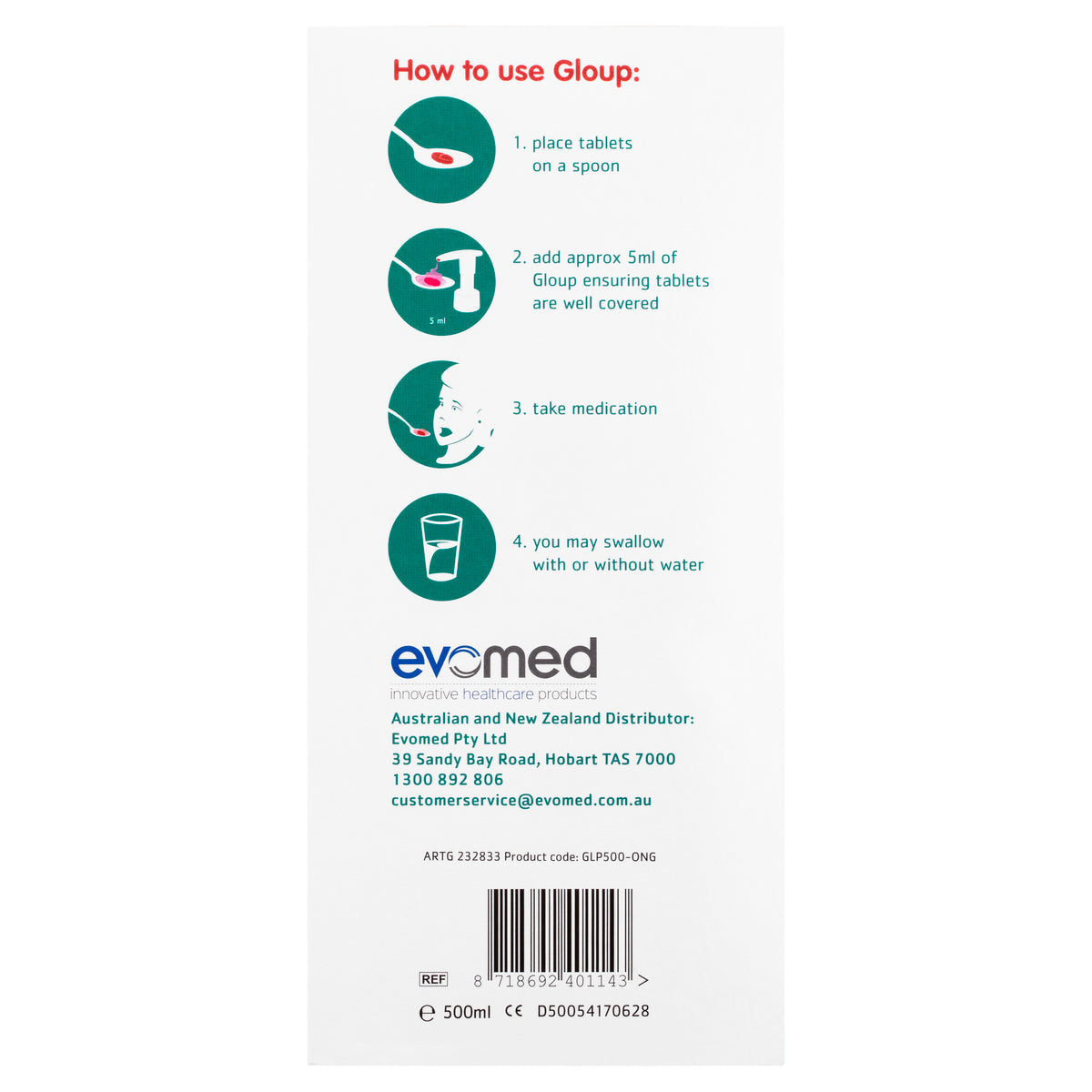 GLOUP ORIGINAL ORANGE 500ML