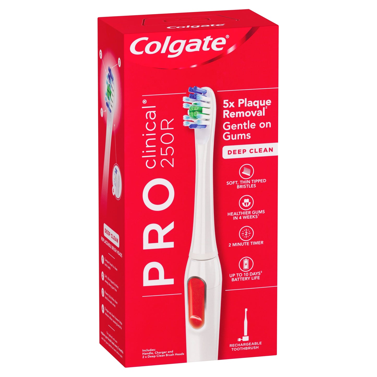 Colgate Power Toothbrush Pro Clinical 250R Deep Clean White