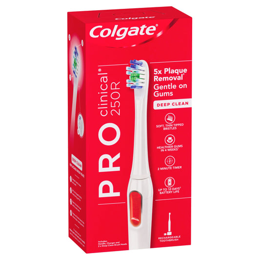 Colgate Power Toothbrush Pro Clinical 250R Deep Clean White
