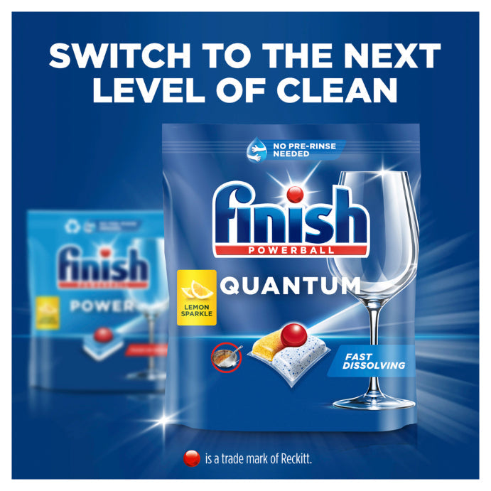 Finish Power Essential Auto Dishwash Tablets Lemon Sparkle 80 Pack