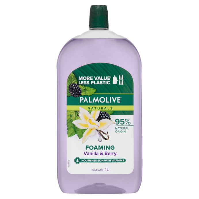 Palmolive Liquid Soap Foam Vanilla Berry Refill 1 Litre