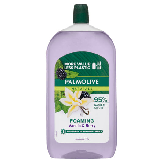 Palmolive Liquid Soap Foam Vanilla Berry Refill 1 Litre