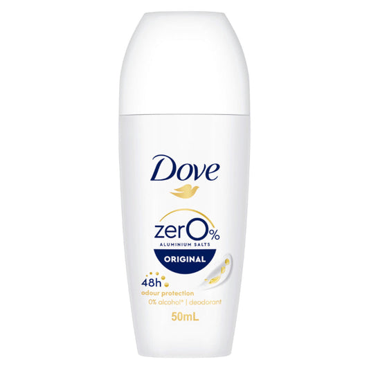 Dove Womens Roll on Original Zero Aluminium 50ml