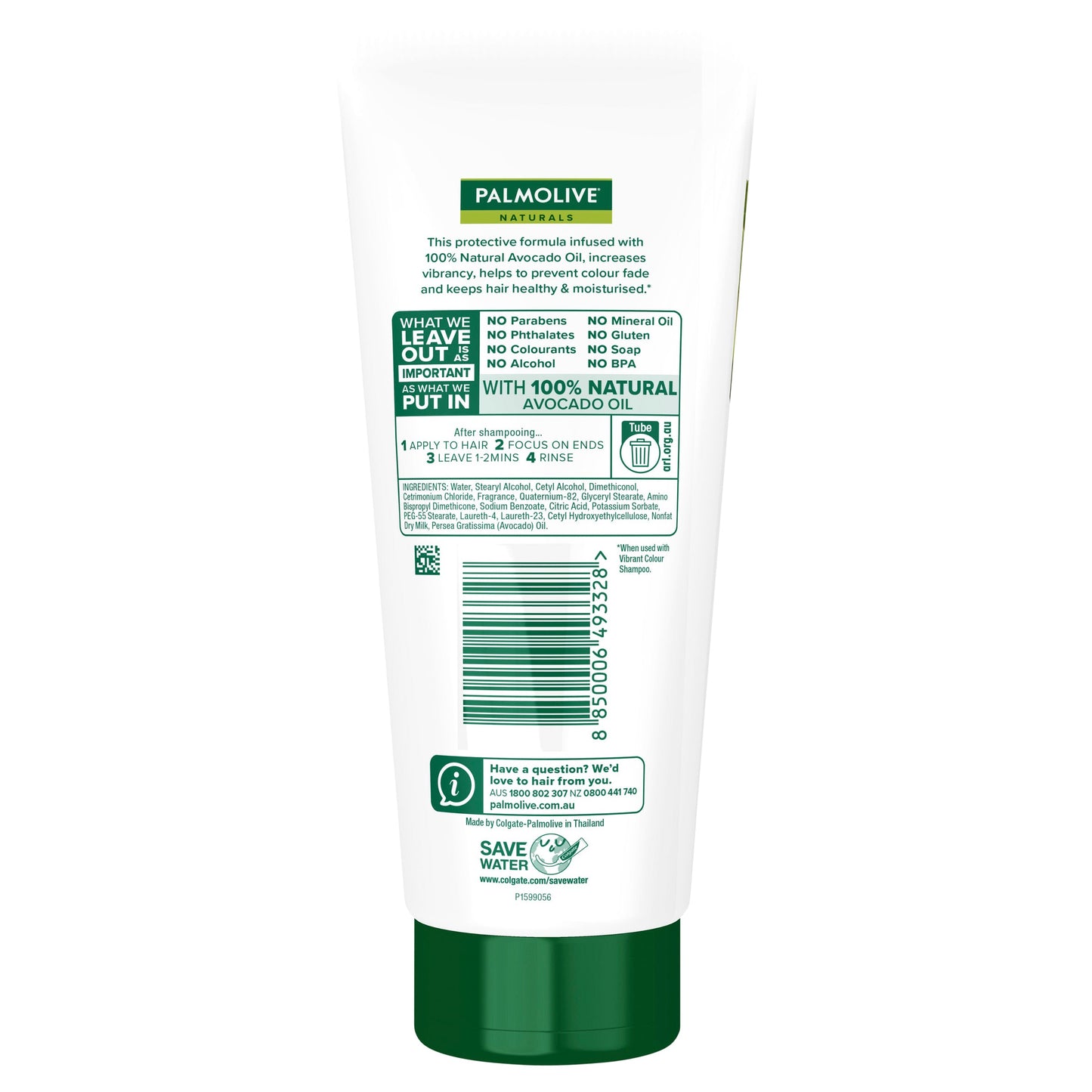 Palmolive Naturals Hair Conditioner Vibrant Colour Avocado 350mL