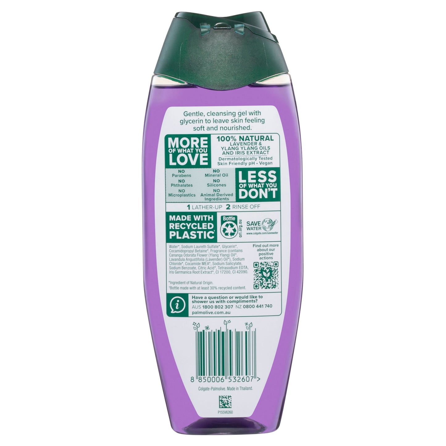 Palmolive Aromatherapy Anti-Stress Soap Free Body Wash Ylang Ylang & Iris 500mL