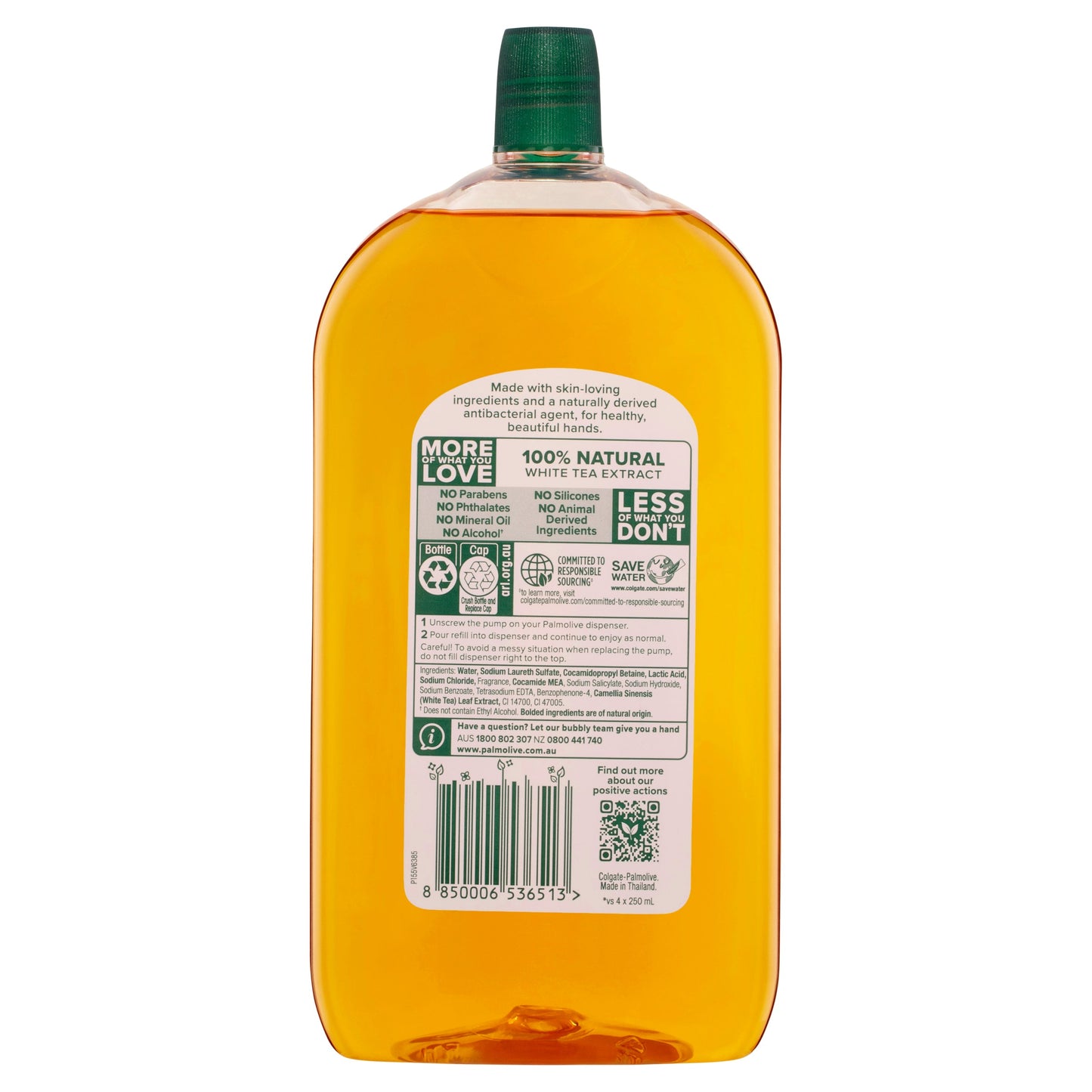 Palmolive Antibacterial Liquid Hand Wash Refill 1L