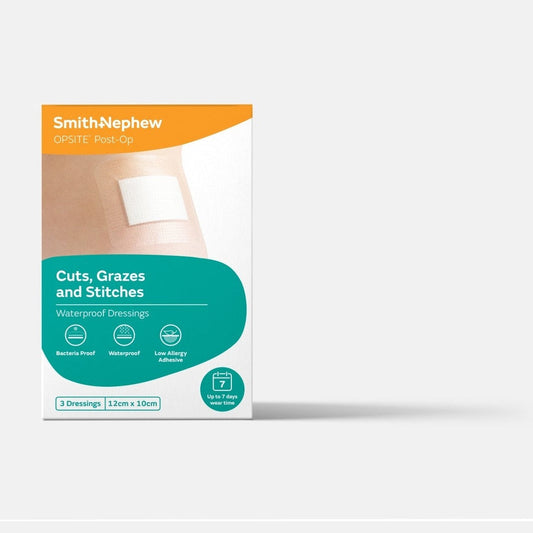 Opsite Post-Op Absorbent Dressing 12x10cm - 3 Pack